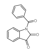 1H-Indole-2,3-dione,1-benzoyl-结构式