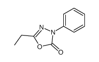 2-Ethyl-4-phenyl-1,3,4-oxadiazol-5(4H)-one结构式