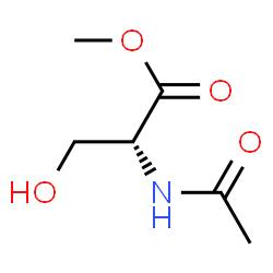 D-Serine, N-acetyl-, methyl ester (9CI) structure