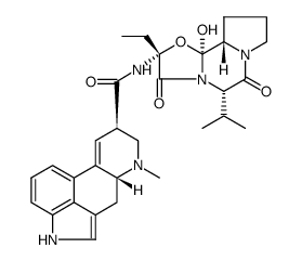 2'-ethyl-12'-hydroxy-5'-isopropyl-ergotamane-18,3',6'-trione Structure