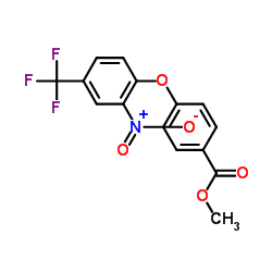 methyl 4-[2-nitro-4-(trifluoromethyl)phenoxy]benzoate Structure
