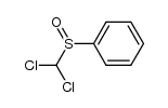 α-dichloromethyl phenylsulfoxide Structure