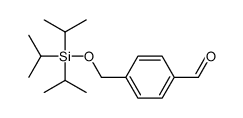 4-[tri(propan-2-yl)silyloxymethyl]benzaldehyde结构式