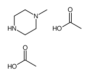 acetic acid,1-methylpiperazine Structure