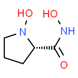 2-Pyrrolidinecarboxamide,N,1-dihydroxy-,(S)-(9CI) structure
