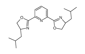 2,6-Bis((S)-4-isobutyl-4,5-dihydrooxazol-2-yl)pyridine Structure