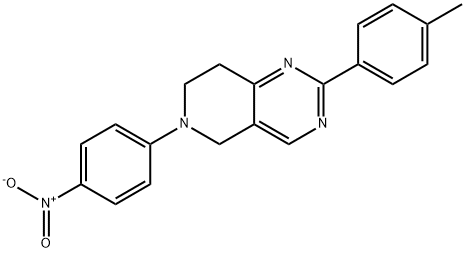 2-(4-methylphenyl)-6-(4-nitrophenyl)-5,6,7,8-tetrahydropyrido[4,3-d]pyrimidine Structure