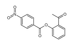 (2-acetylphenyl) 4-nitrobenzoate Structure