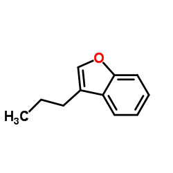 Benzofuran,3-propyl- structure