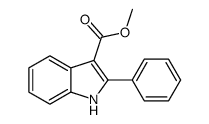 Methyl 2-phenyl-1H-indole-3-carboxylate结构式
