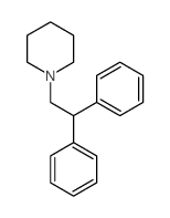 1-(2,2-diphenylethyl)piperidine结构式