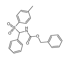 N-[phenyl(toluene-4-sulfonyl)methyl]benzyloxycarboxyamide结构式