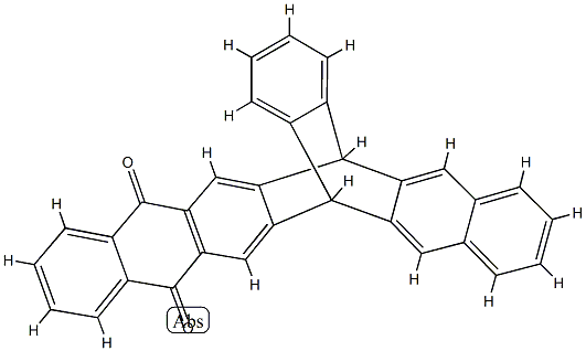 6,15-Dihydro-6,15-[1,2]benzenohexacene-8,13-dione Structure
