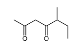 5-methylheptane-2,4-dione Structure