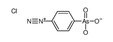 4-arsonobenzenediazonium,chloride Structure