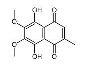 5,8-dihydroxy-6,7-dimethoxy-2-methylnaphthalene-1,4-dione Structure