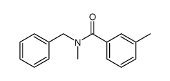 N-Methyl-N-benzyl-m-toluamid Structure