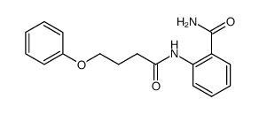 N-(4-phenoxy-butyryl)-anthranilic acid amide结构式