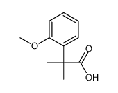 2-(2-Methoxyphenyl)-2-methylpropanoic acid Structure
