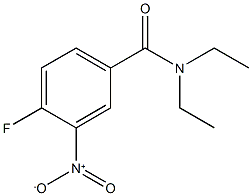 N,N-Diethyl-4-fluoro-3-nitrobenzamide Structure