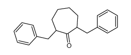 2,7-dibenzylcycloheptan-1-one Structure