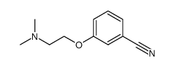 3-(2-dimethylamino-ethoxy)benzonitrile结构式