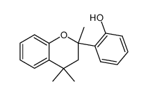 2'-羟基-2,4,4-三甲基黄烷结构式
