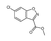 6-chloro-benz[d]isoxazole-3-carboxylic acid methyl ester结构式