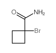 1-bromocyclobutane-1-carboxamide结构式