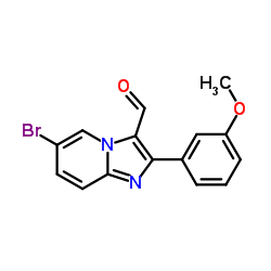 6-BROMO-2-(3-METHOXY-PHENYL)IMIDAZO[1,2-A]PYRIDINE-3-CARBALDEHYDE Structure