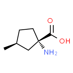 Cyclopentanecarboxylic acid, 1-amino-3-methyl-, (1S-cis)- (9CI) Structure