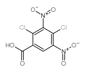 Benzoic acid,2,4-dichloro-3,5-dinitro- structure
