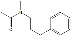 N-methyl-N-(3-phenylpropyl)acetamide结构式