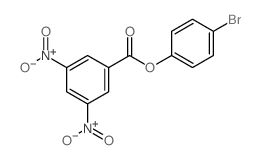 (4-bromophenyl) 3,5-dinitrobenzoate Structure