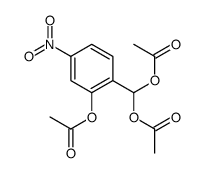 2-Acetoxy-4-nitro-benzaldiacetate structure