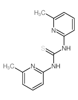 1,3-bis(6-methylpyridin-2-yl)thiourea结构式