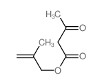 Butanoicacid, 3-oxo-, 2-methyl-2-propen-1-yl ester structure