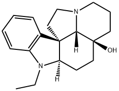 1-Ethyl-20,21-dinoraspidospermidin-5-ol Structure