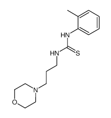 1-(3-morpholin-4-yl-propyl)-3-o-tolyl-thiourea结构式