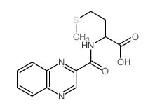 4-methylsulfanyl-2-(quinoxaline-2-carbonylamino)butanoic acid Structure