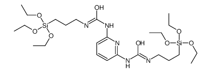 1-(3-triethoxysilylpropyl)-3-[6-(3-triethoxysilylpropylcarbamoylamino)pyridin-2-yl]urea Structure