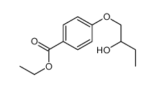 ethyl 4-(2-hydroxybutoxy)benzoate结构式