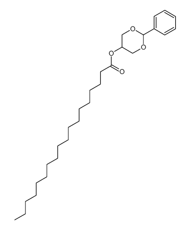 Stearic acid 2-phenyl-1,3-dioxan-5-yl ester structure