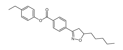 (4-ethylphenyl) 4-(5-pentyl-4,5-dihydro-1,2-oxazol-3-yl)benzoate Structure
