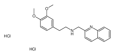 2-(3,4-dimethoxyphenyl)-N-(quinolin-2-ylmethyl)ethanamine,dihydrochloride Structure