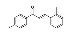 3-(2-methylphenyl)-1-(4-methylphenyl)prop-2-en-1-one Structure