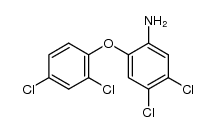 4,5-Dichloro-2-(2,4-dichlorophenoxy)aniline结构式
