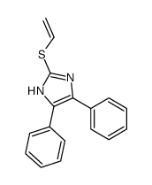 2-ethenylsulfanyl-4,5-diphenyl-1H-imidazole Structure