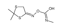 [(E)-(2,2-dimethyl-1,3-dithiolan-4-ylidene)amino] N-methylcarbamate Structure