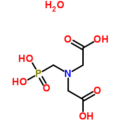 N-(phosphonomethyl)iminodiacetic acid structure